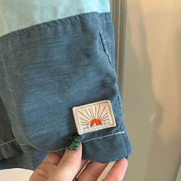 Faherty Color Block Beach Trunk - Picture 10 of 12